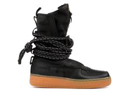 Nike: Чёрные кроссовки  Air Force 1 High