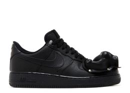 Nike: Чёрные кроссовки  Air Force 1