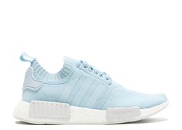 Adidas: Синие кроссовки  NMD_R1 Primeknit