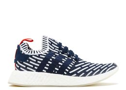 Adidas: Синие кроссовки  NMD_R2 Primeknit