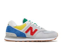 New Balance: Красные кроссовки  574