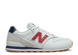 New Balance: Белые кроссовки  996