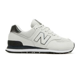 New Balance: Белые кроссовки  574