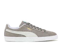 PUMA: Серые кроссовки  Suede Classic