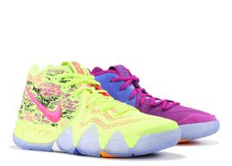 Nike: Жёлтые кроссовки  Kyrie 4