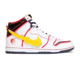 Nike: Белые кроссовки  Dunk High