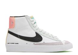 Nike: Белые кроссовки Blazer Mid 77