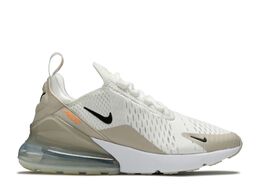 Nike: Белые кроссовки Air Max 270