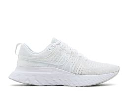 Nike: Белые кроссовки  React Infinity Run Flyknit