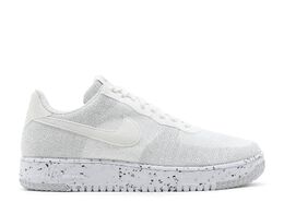 Nike: Белые кроссовки  Air Force 1 Crater Flyknit