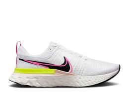 Nike: Белые кроссовки  React Infinity Run Flyknit