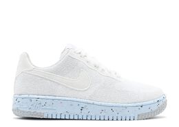 Nike: Белые кроссовки  Air Force 1 Crater Flyknit