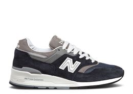 New Balance: Синие кроссовки  997