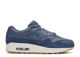 Nike: Голубые кроссовки  Air Max 1 Premium