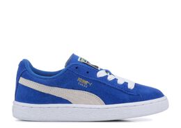 PUMA: Голубые кроссовки  Suede