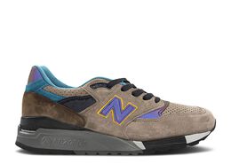 New Balance: Коричневые кроссовки 