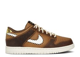 Nike: Коричневые кроссовки  Dunk Low PRM