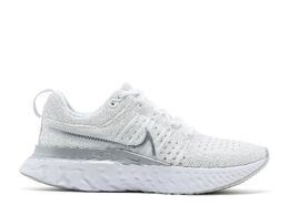 Nike: Белые кроссовки  React Infinity Run Flyknit