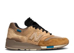 New Balance: Коричневые кроссовки  997