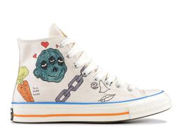 Converse: Бежевые кроссовки  Chuck 70