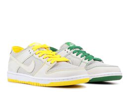 Nike: Зелёные кроссовки  SB Dunk Low