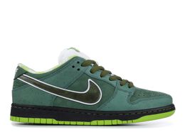 Nike: Зелёные кроссовки  Dunk Low