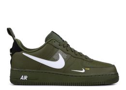 Nike: Зелёные кроссовки  Air Force 1