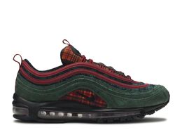 Nike: Зелёные кроссовки  Air Max 97