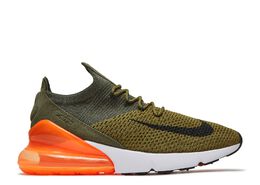 Nike: Зелёные кроссовки  Air Max 270 Flyknit