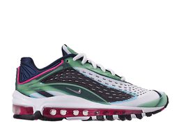 Nike: Зелёные кроссовки  Air Max Deluxe