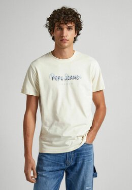 Pepe Jeans: Футболка с принтом