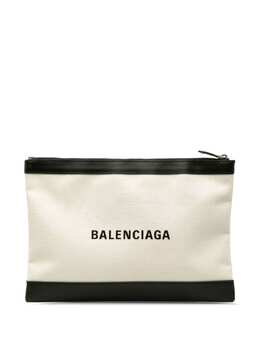 Balenciaga Pre-Owned: Синий клатч