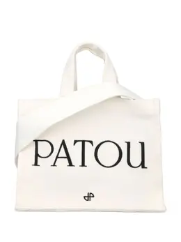 Patou: Белая сумка-шоппер 