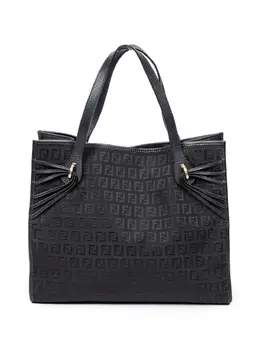 Fendi Pre-Owned: Чёрная сумка-шоппер 