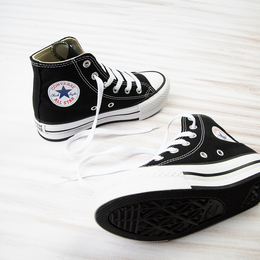 Converse: Чёрные кроссовки  Chuck Taylor All Star Hi