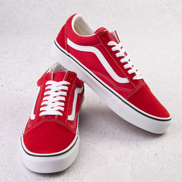 Vans: Красные кроссовки  Old Skool