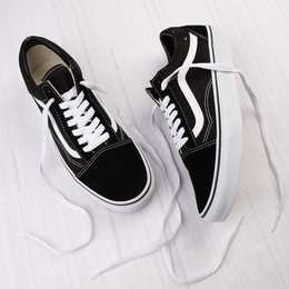 Vans: Чёрные кроссовки  Old Skool