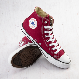 Converse: Бордовые кроссовки  Chuck Taylor All Star