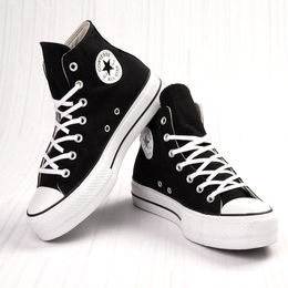 Converse: Чёрные кроссовки  Chuck Taylor All Star Hi