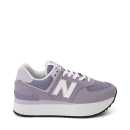 New Balance: Фиолетовые кроссовки  574