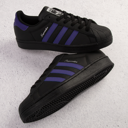 Adidas: Чёрные кроссовки  Superstar