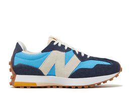 New Balance: Синие кроссовки  327