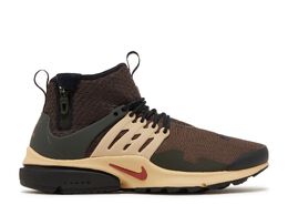 Nike: Коричневые кроссовки  Air Presto Mid Utility