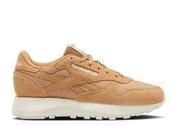 Reebok: Бежевые кроссовки  Classic Leather