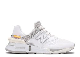 New Balance: Белые кроссовки 
