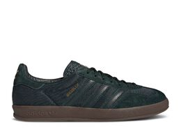 Adidas: Зелёные кроссовки  Gazelle Indoor