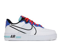 Nike: Голубые кроссовки  Air Force 1 React