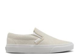 Vans: Белые кроссовки Classic Slip On