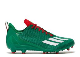 Adidas: Зелёные кроссовки  Adizero