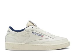 Reebok: Синие кроссовки  Club C 85